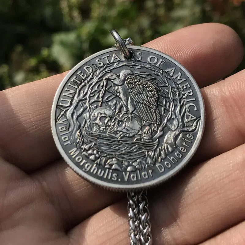 Game of Thrones Valar Morghulis Coin - Vrafi Jewelry