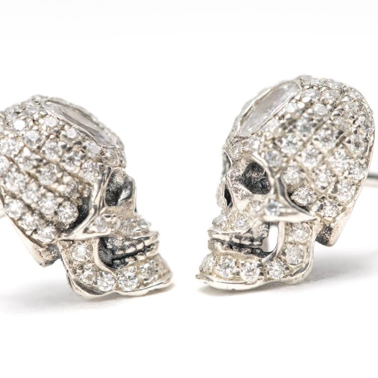 Boucles d'oreilles clous As de pique