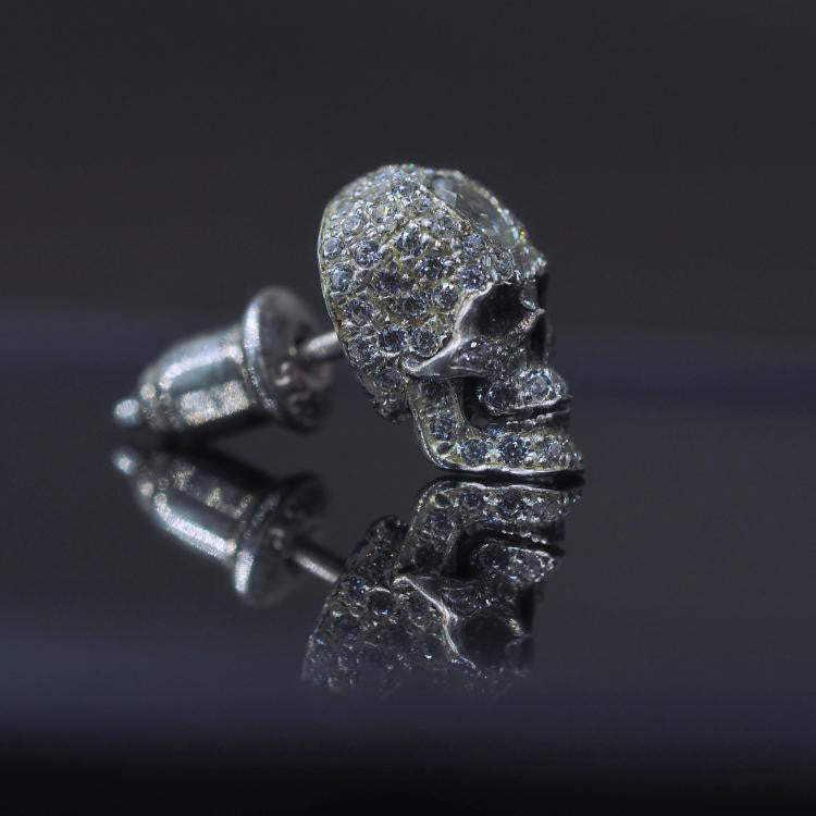 Boucles d'oreilles clous As de pique