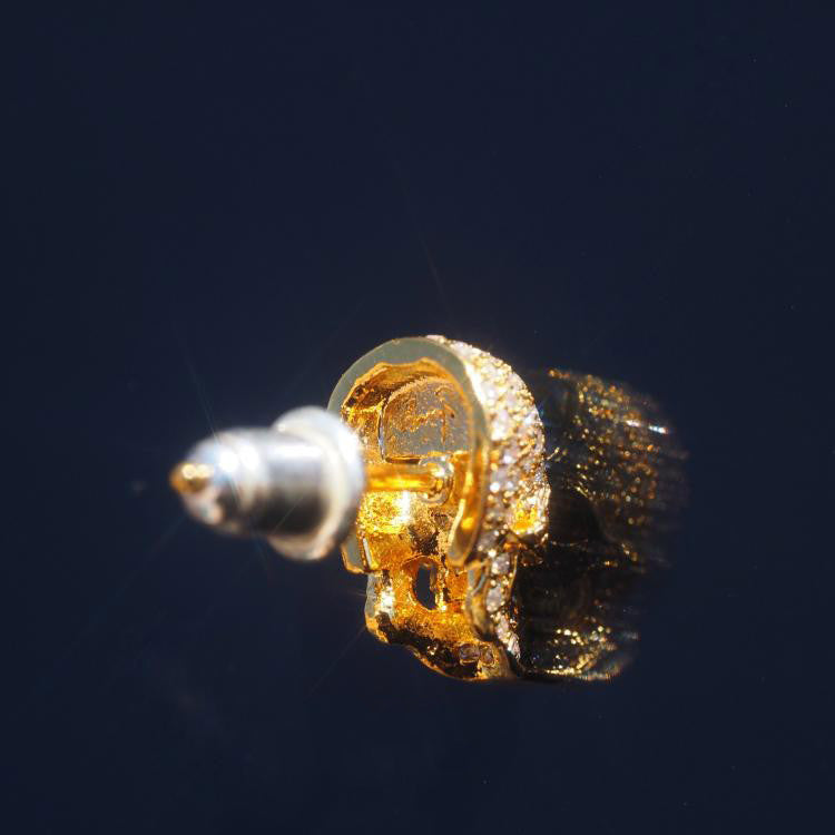 Boucles d'oreilles clous As de pique