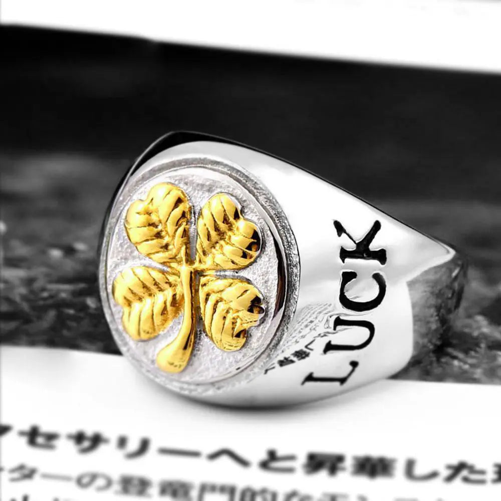 Gook Luck Shamrock Ring VRAFI