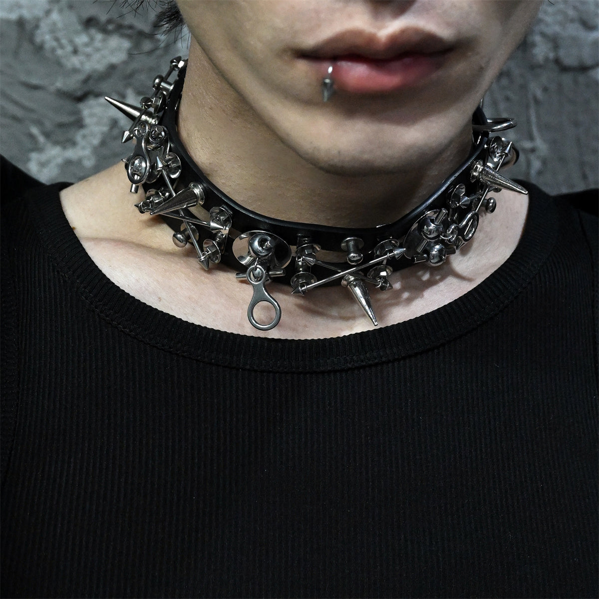Handmade Punk-Style Leather Choker