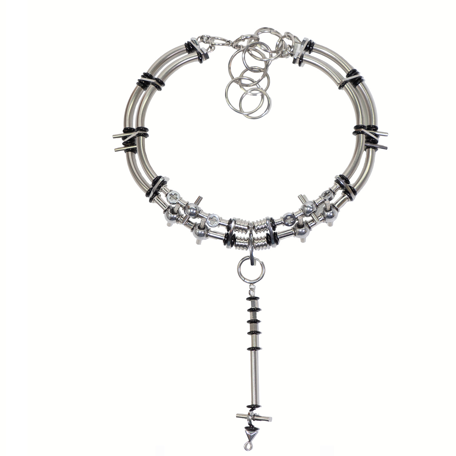 Hardcore Mechanical Choker Necklace