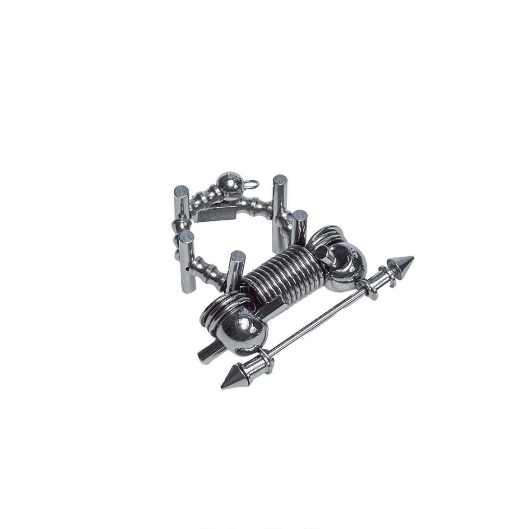 Hardcore Mechanical Style Open Ring