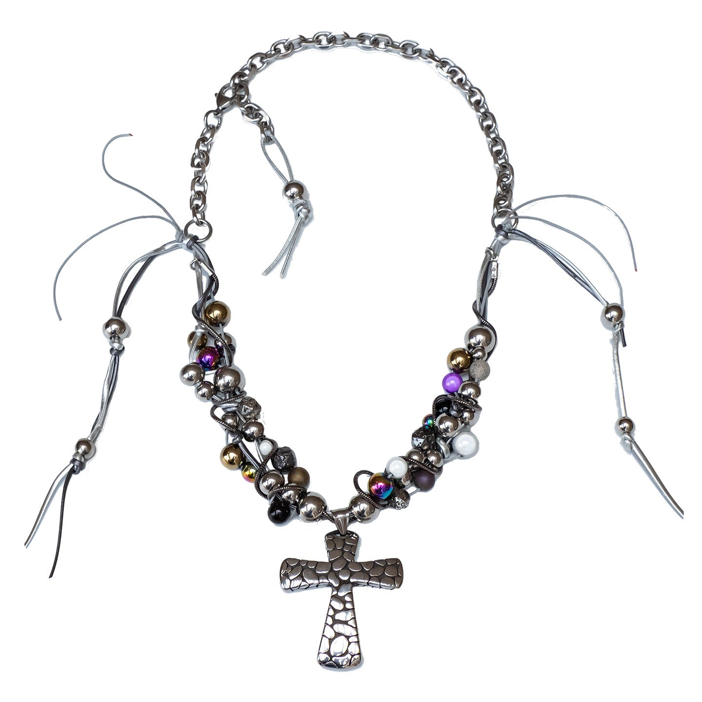 High-quality Titanium Steel Cross Pendant Necklace