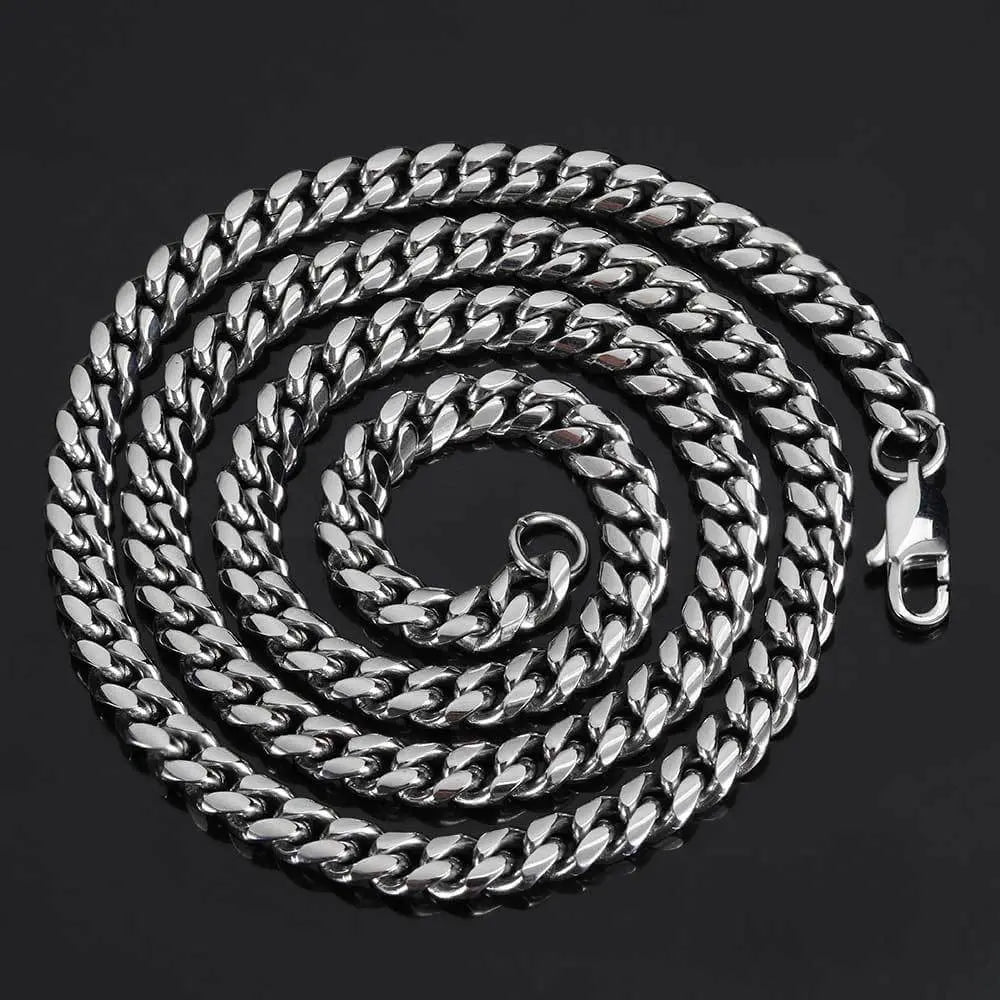 Hip-hop Intensive Grinding Buckle Cuban Chain Vrafi Jewelry