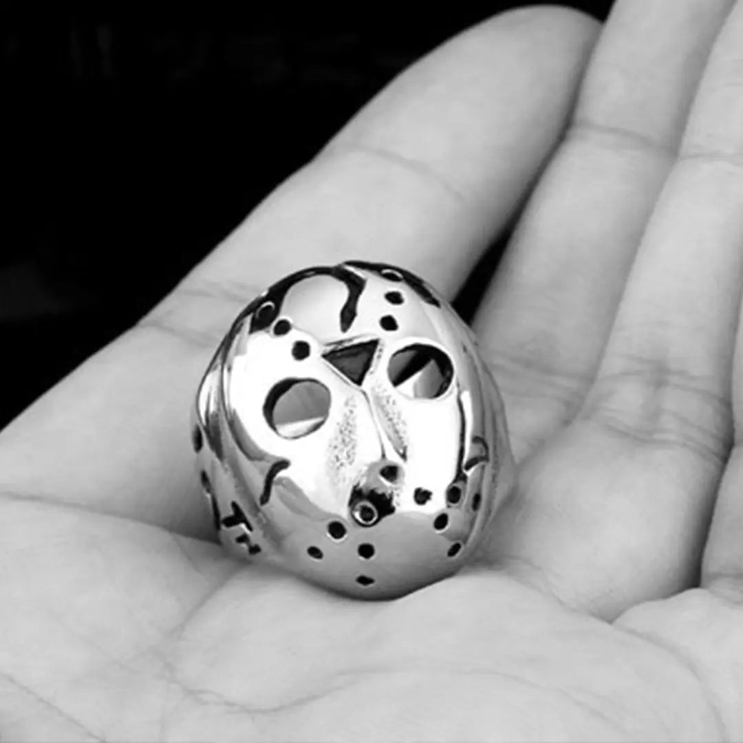 Jason Voorhees Stainless Steel The 13th Ring - Vrafi Jewelry