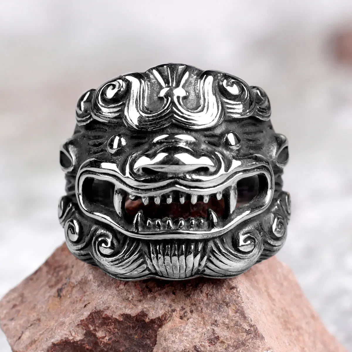 Kirin Amulet Stainless Steel Ring VRAFI