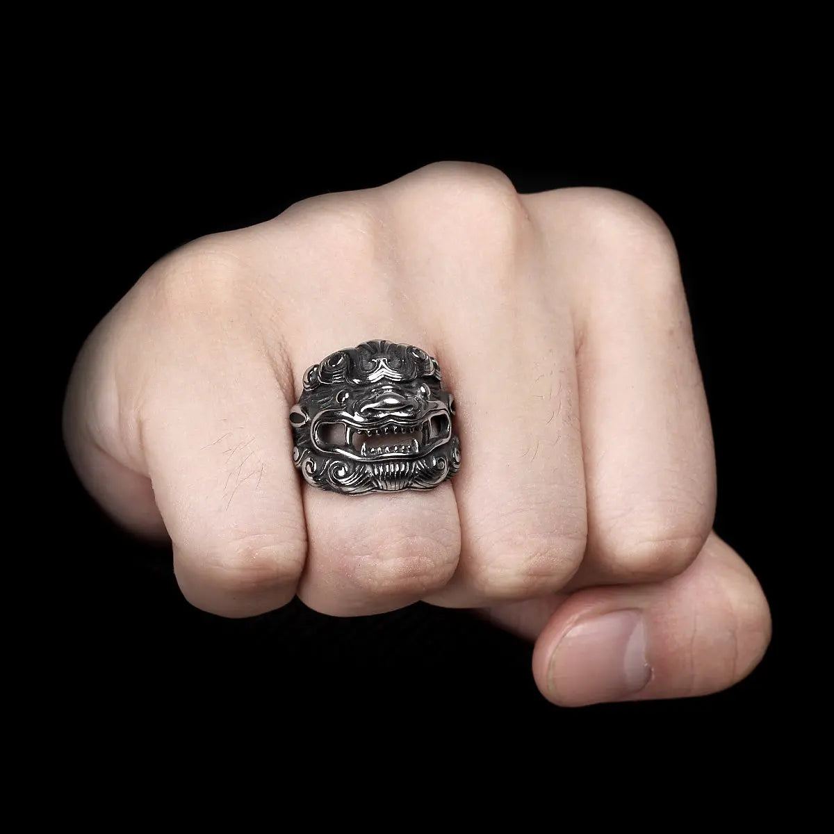 Kirin Amulet Stainless Steel Ring VRAFI