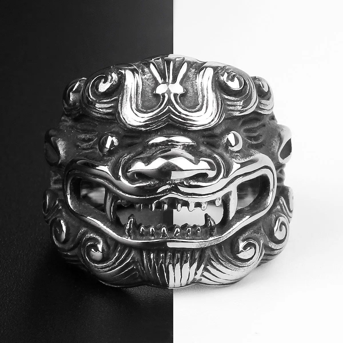 Kirin Amulet Stainless Steel Ring VRAFI