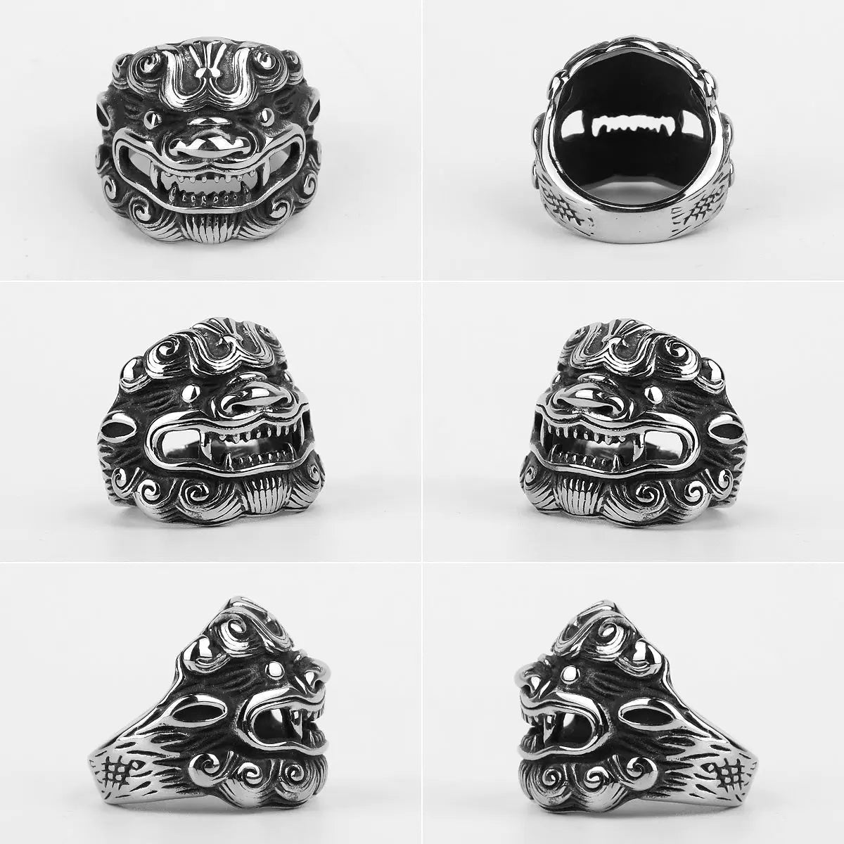 Kirin Amulet Stainless Steel Ring VRAFI