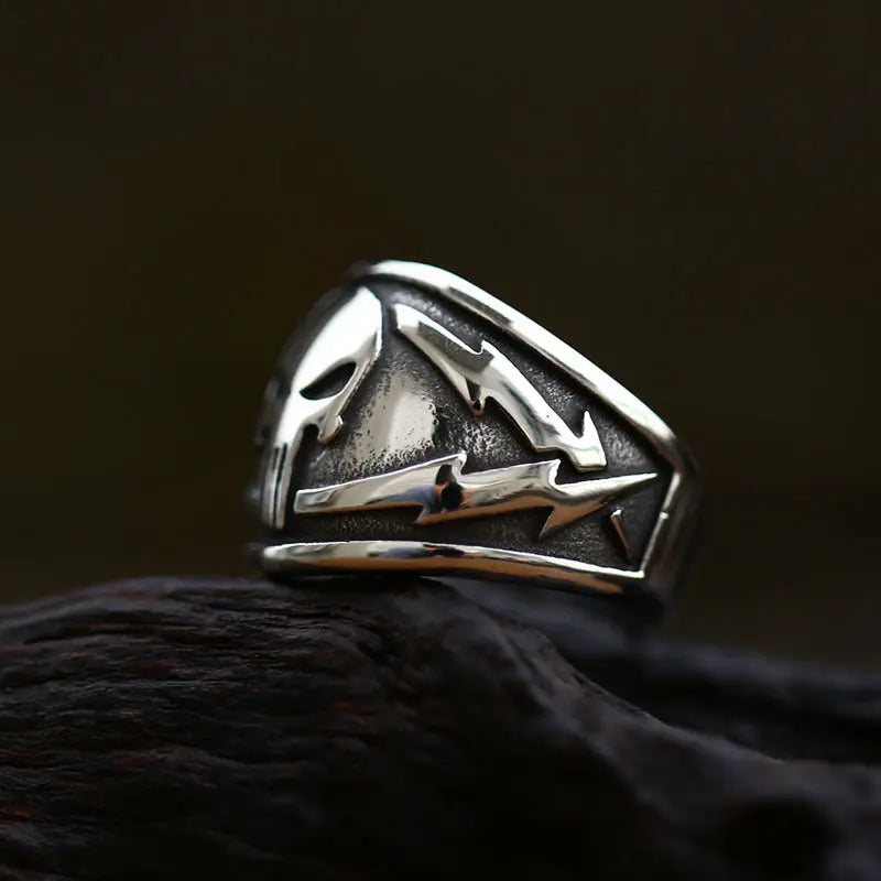 Lightning Punisher Stainless Steel Ring VRAFI