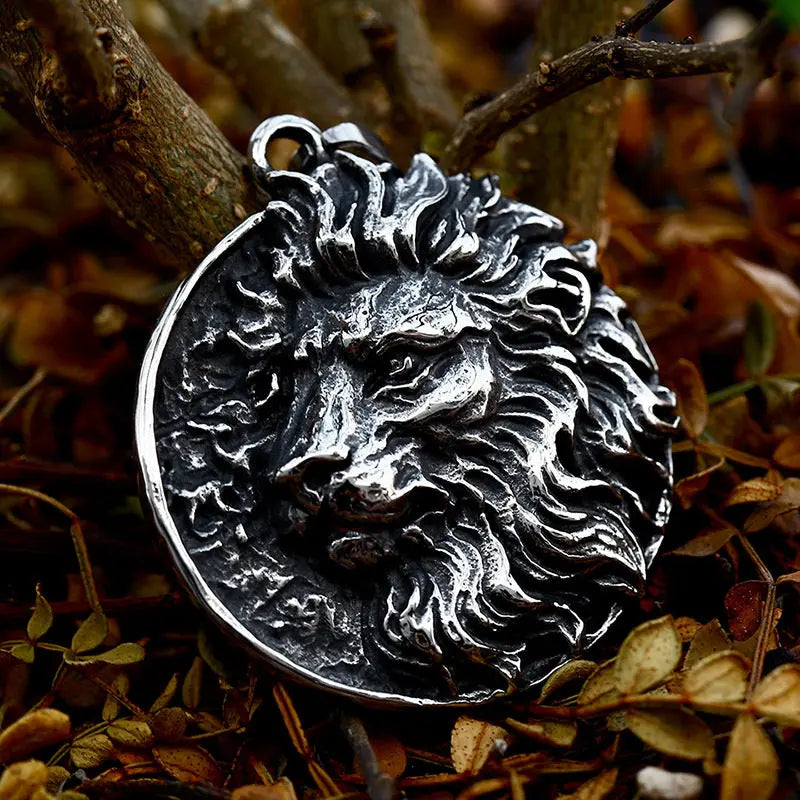 Lion Stainless Steel Pendant VRAFI