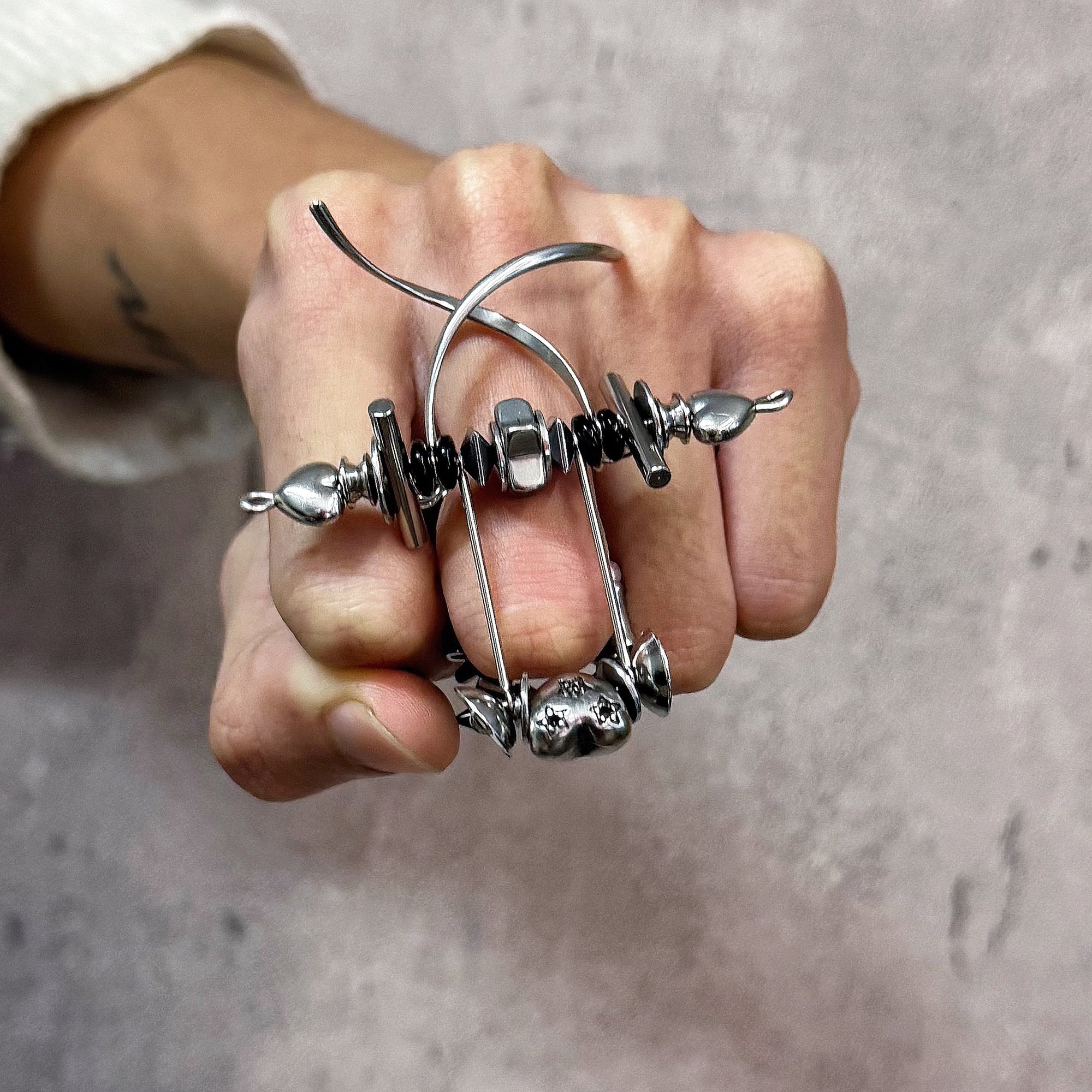 Mechanical Heart-Shaped Steel Ball Joint Ring