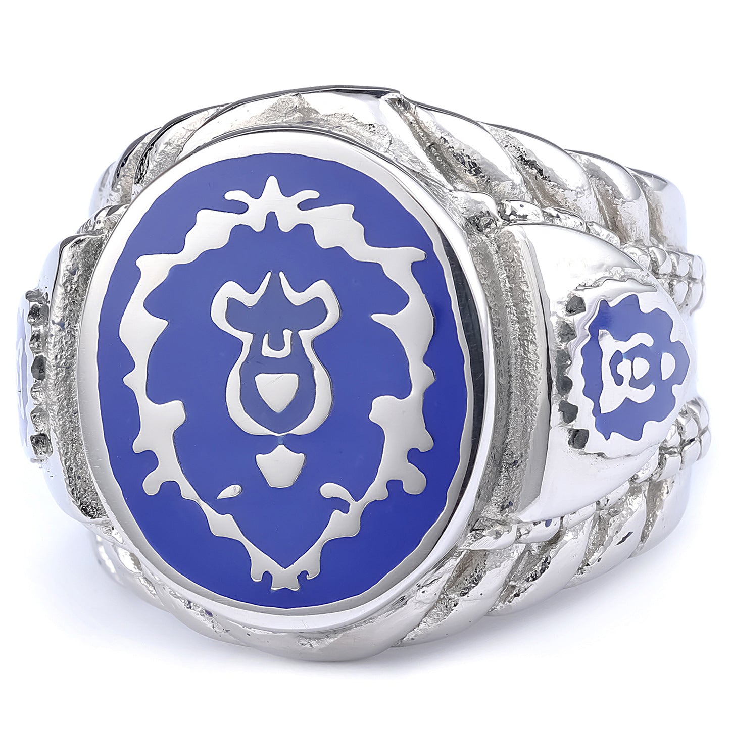 Anello in acciaio inossidabile a forma di corpo 3D