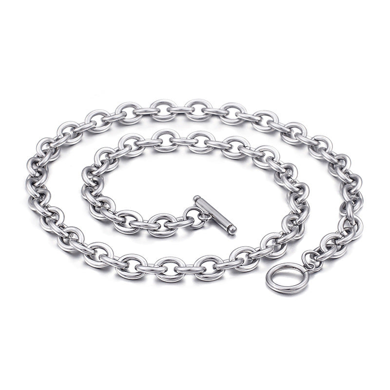 Bracelet Perlé Acier Inoxydable Albâtre