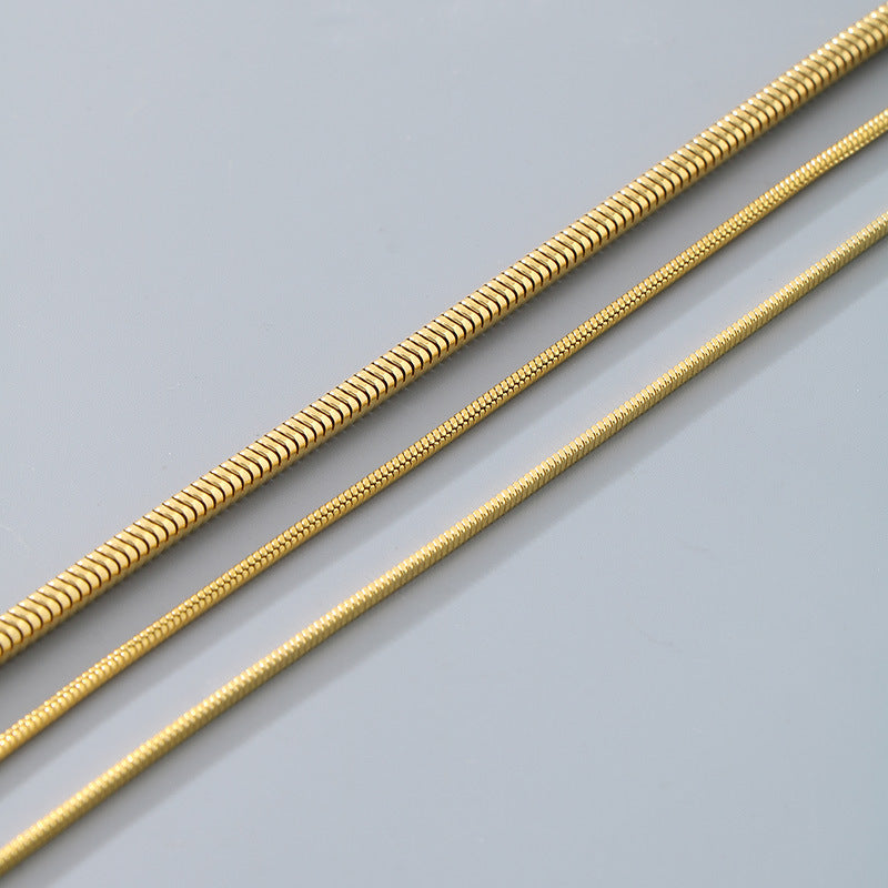 Minimalist Snake Bone Chain Bracelet