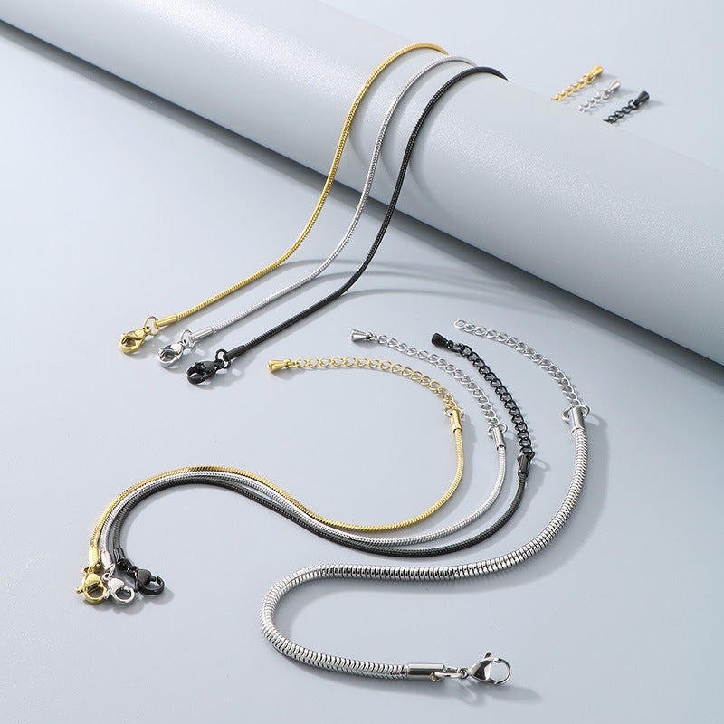Minimalist Snake Bone Chain Bracelet