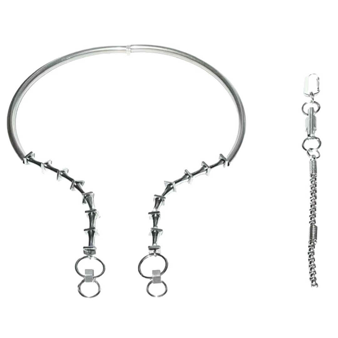 Neutral Punk Style Choker Necklace