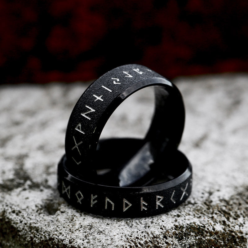 Stainless Steel Galvanized Viking Letter Rings