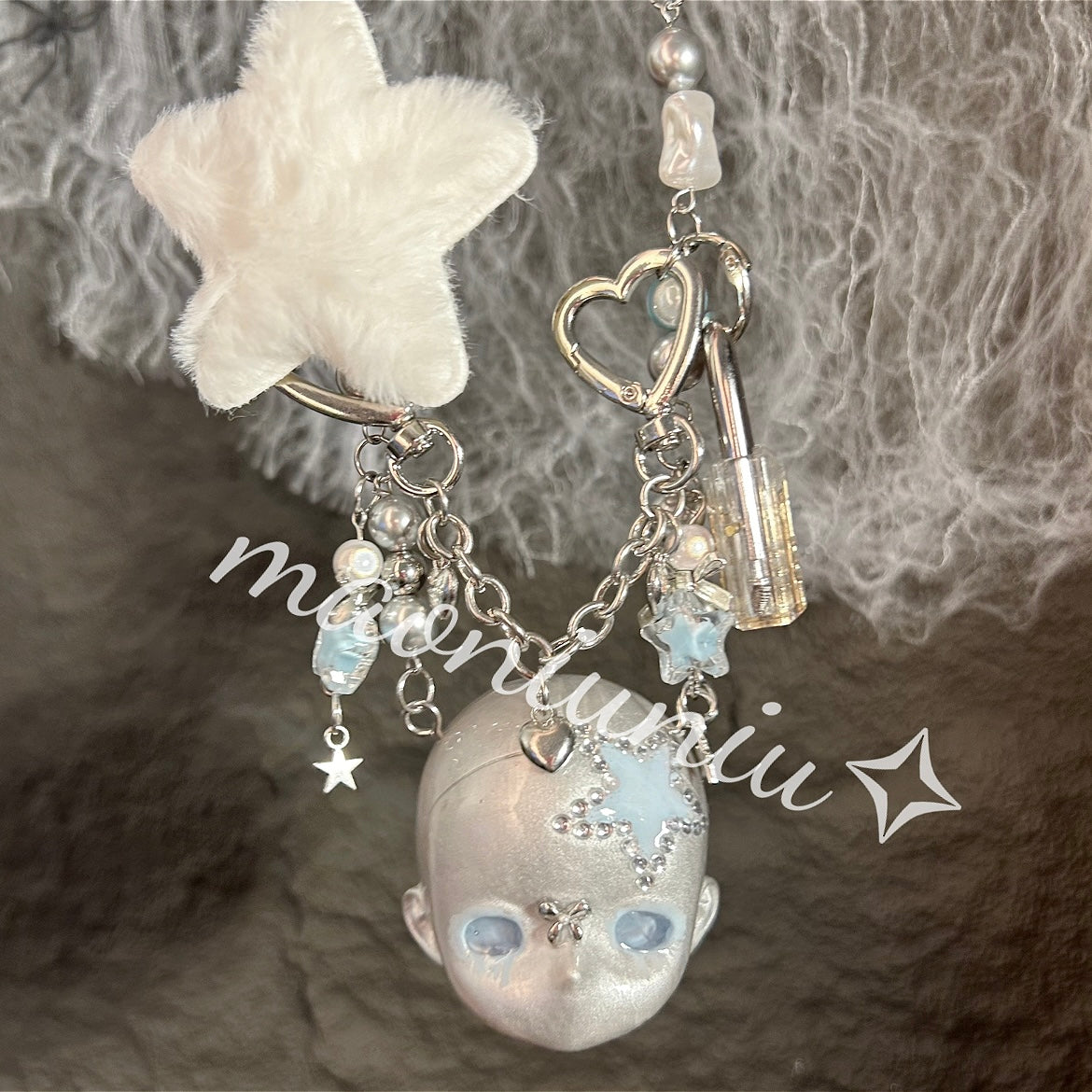 Y2k Dream Baby Head Necklace