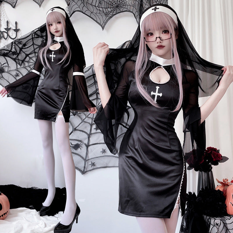 Vampire nun costume