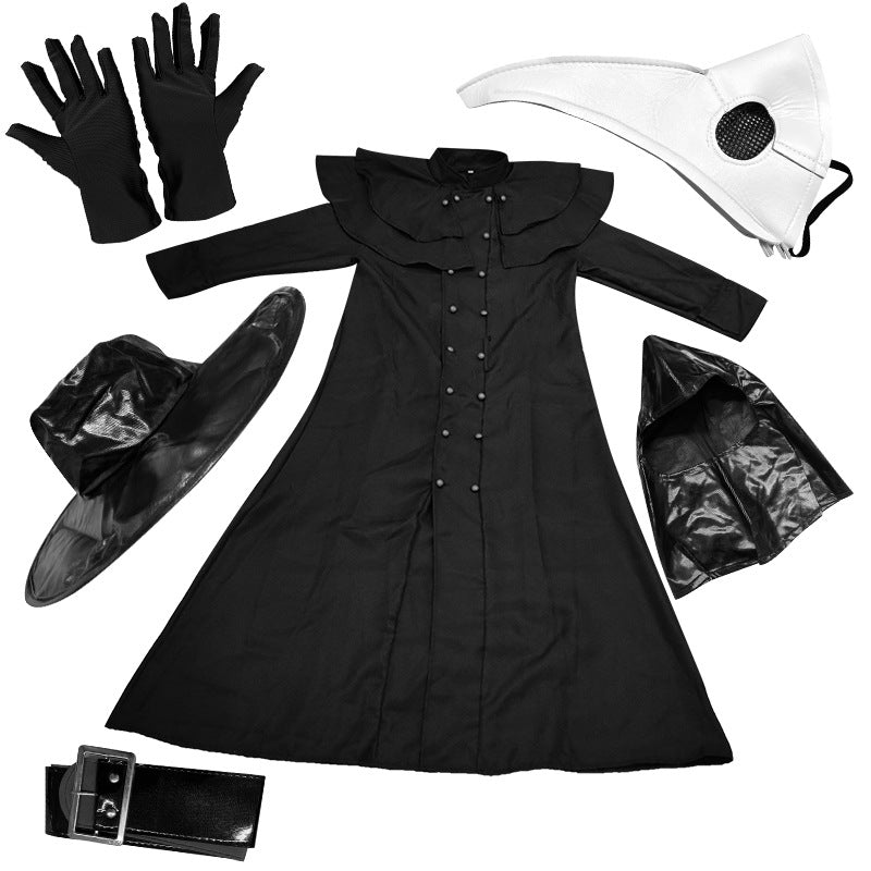 Crow long-beaked bird costume