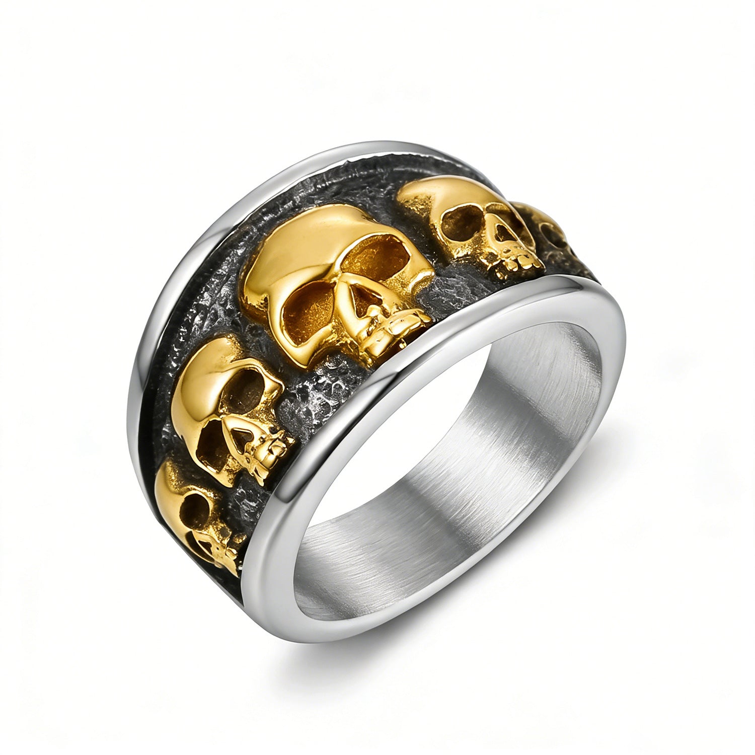 Texture Fiore Con Anello In Acciaio Inox Smaltato