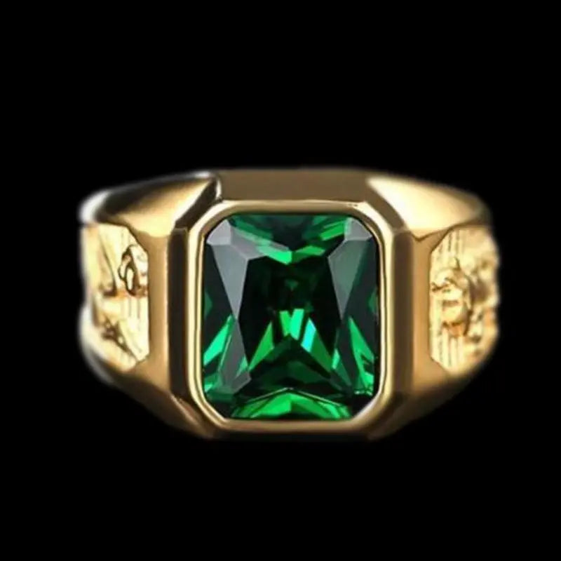 Phoenix Gold Plated Gemstone Ring - Vrafi Jewelry