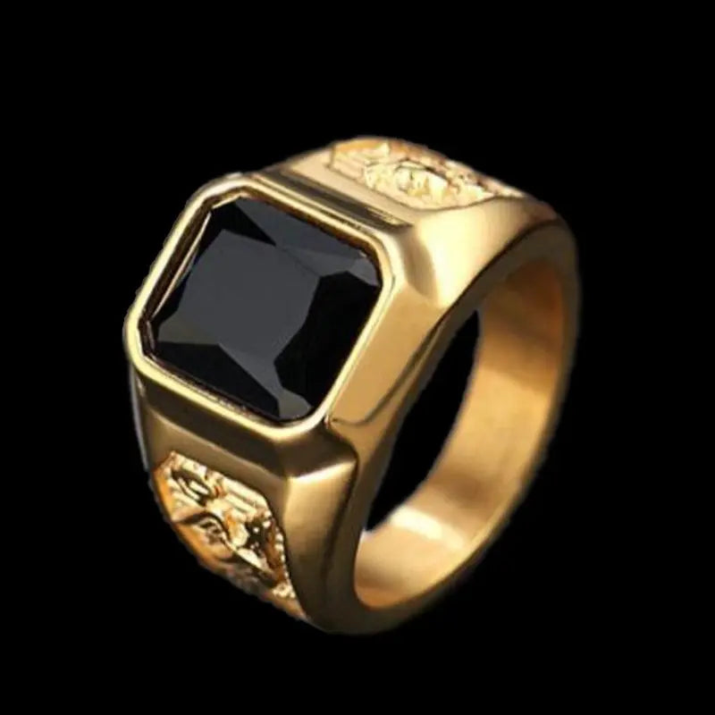 Phoenix Gold Plated Gemstone Ring - Vrafi Jewelry