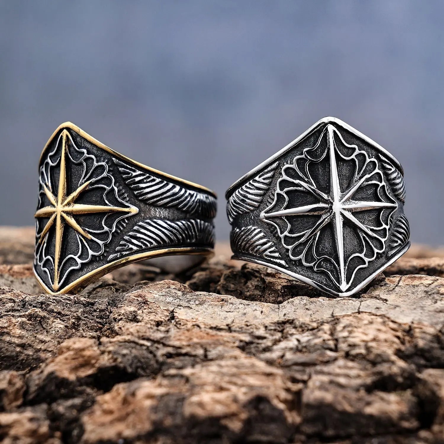Polar Star Guiding Star Stainless Steel Ring VRAFI