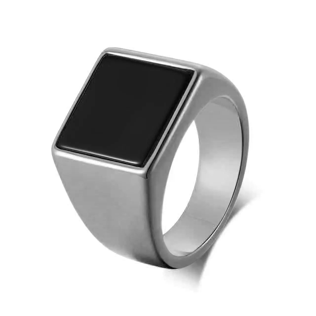Polygon Stainless Steel Ring - Vrafi Jewelry