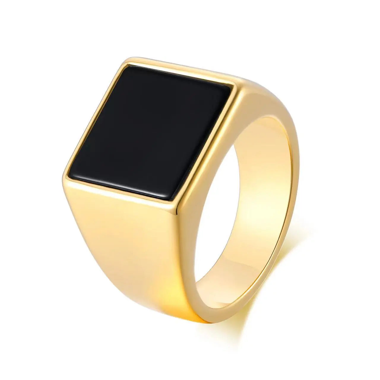 Polygon Stainless Steel Ring - Vrafi Jewelry