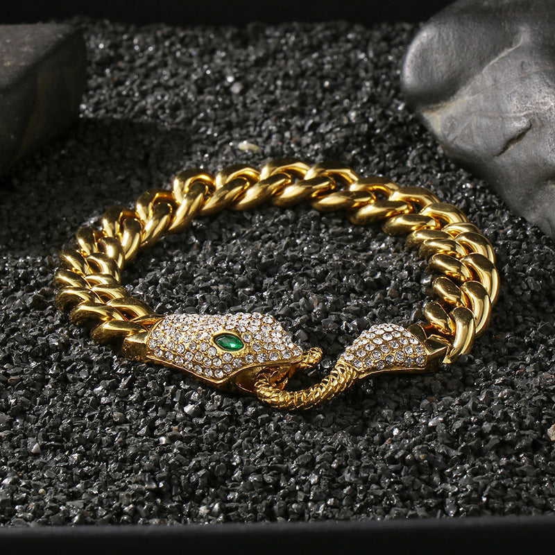 Bracelet Perlé Acier Inoxydable Albâtre