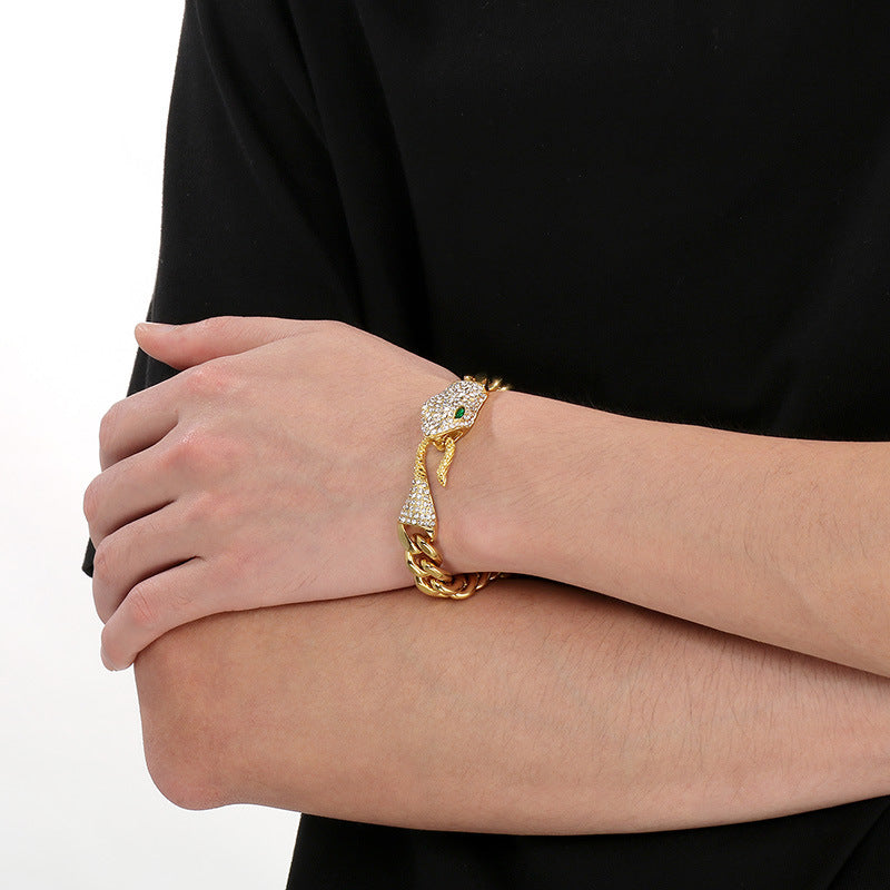 Bracelet Perlé Acier Inoxydable Albâtre