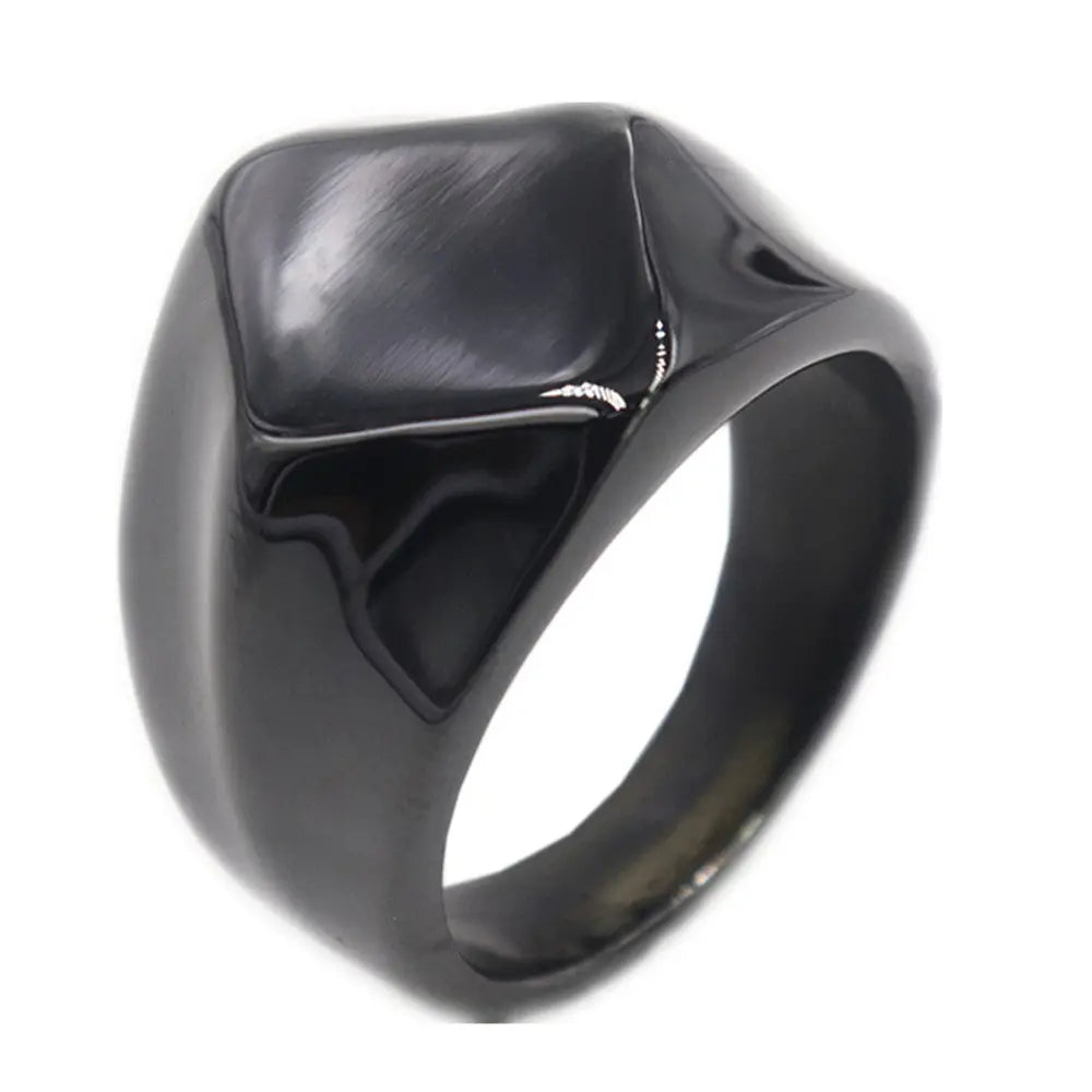 Rhombic Stainless Steel Ring - Vrafi Jewelry