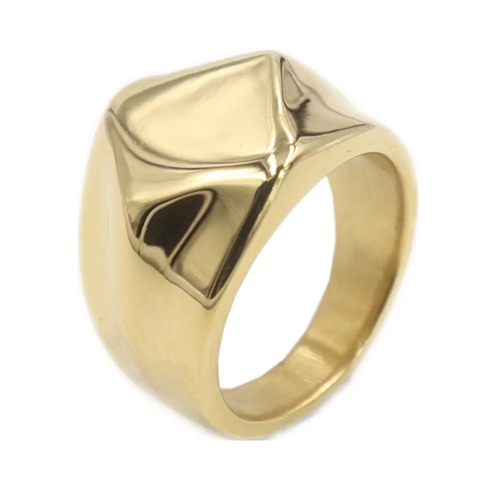 Rhombic Stainless Steel Ring - Vrafi Jewelry