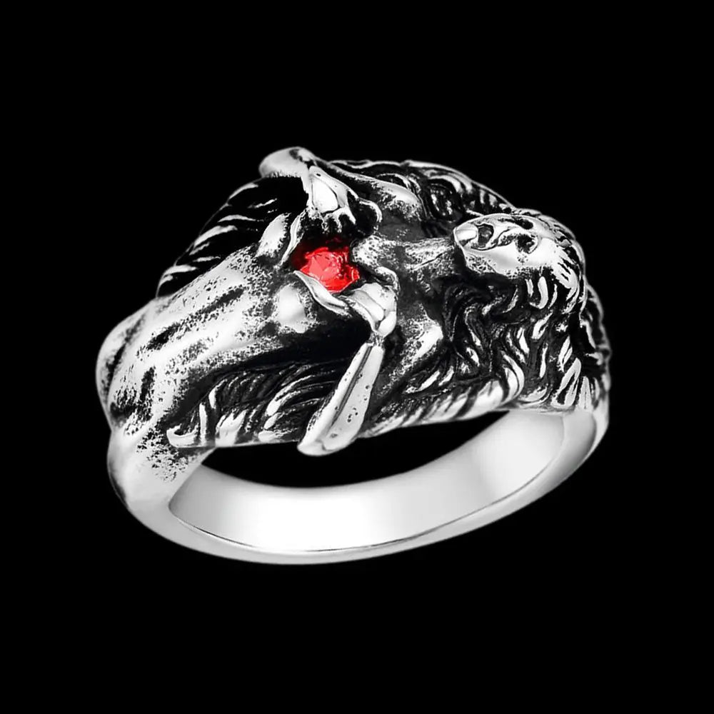 Rip The Heart Out Stainless Steel Ring-Vrafi Jewelry
