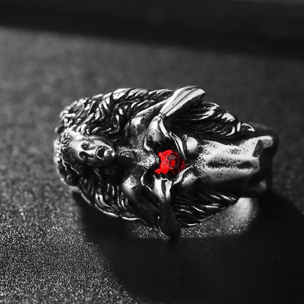 Rip The Heart Out Stainless Steel Ring-Vrafi Jewelry