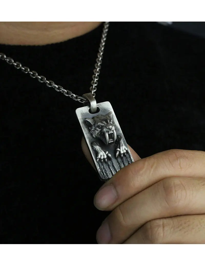 Saber Tooth Tiger Army Pendant VRAFI