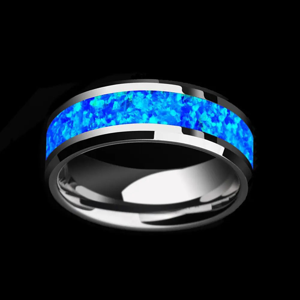 Sapphire Stainless Steel Simple Band ZJJ