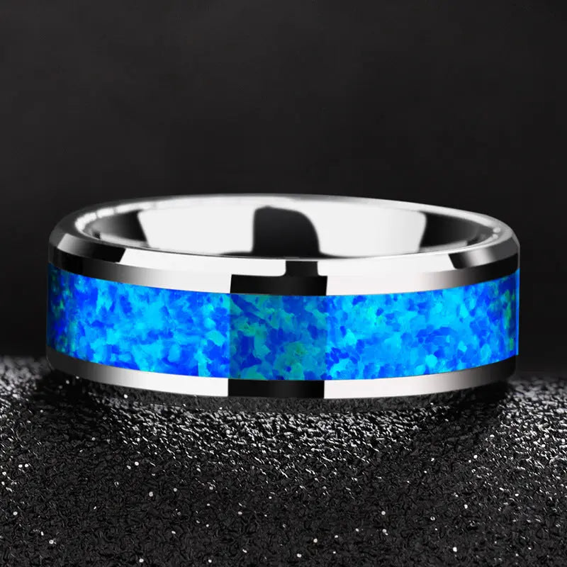 Sapphire Stainless Steel Simple Band ZJJ