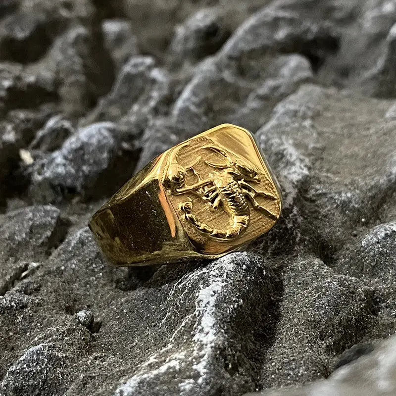 Scorpion Stainless Steel Ring VRAFI