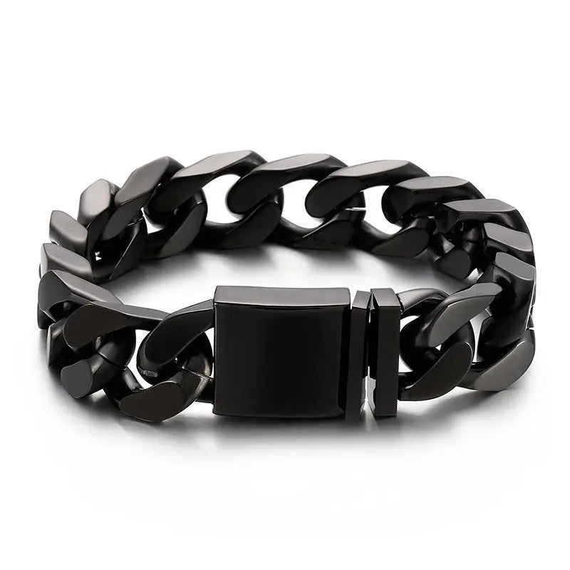 Simple Cuban Stainless Steel Bracelet VRAFI