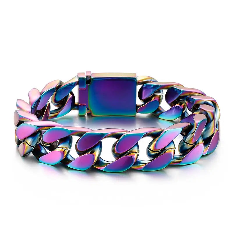 Simple Cuban Stainless Steel Bracelet VRAFI