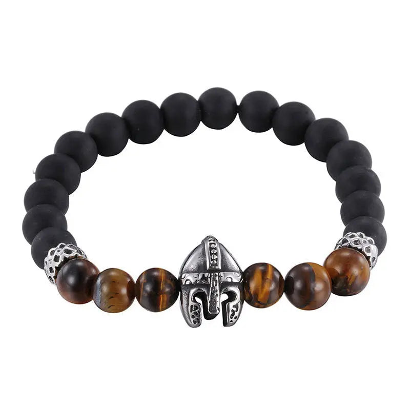 Spartan Stainless Steel Bead Bracelet VRAFI