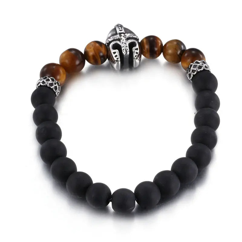 Spartan Stainless Steel Bead Bracelet VRAFI
