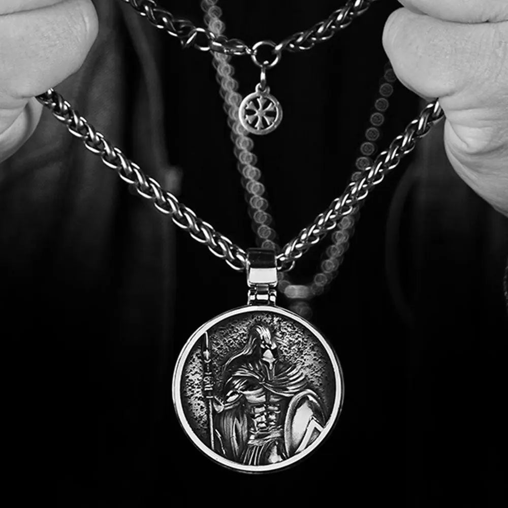 Spartan Warrior Stainless Steel Pendant VRAFI