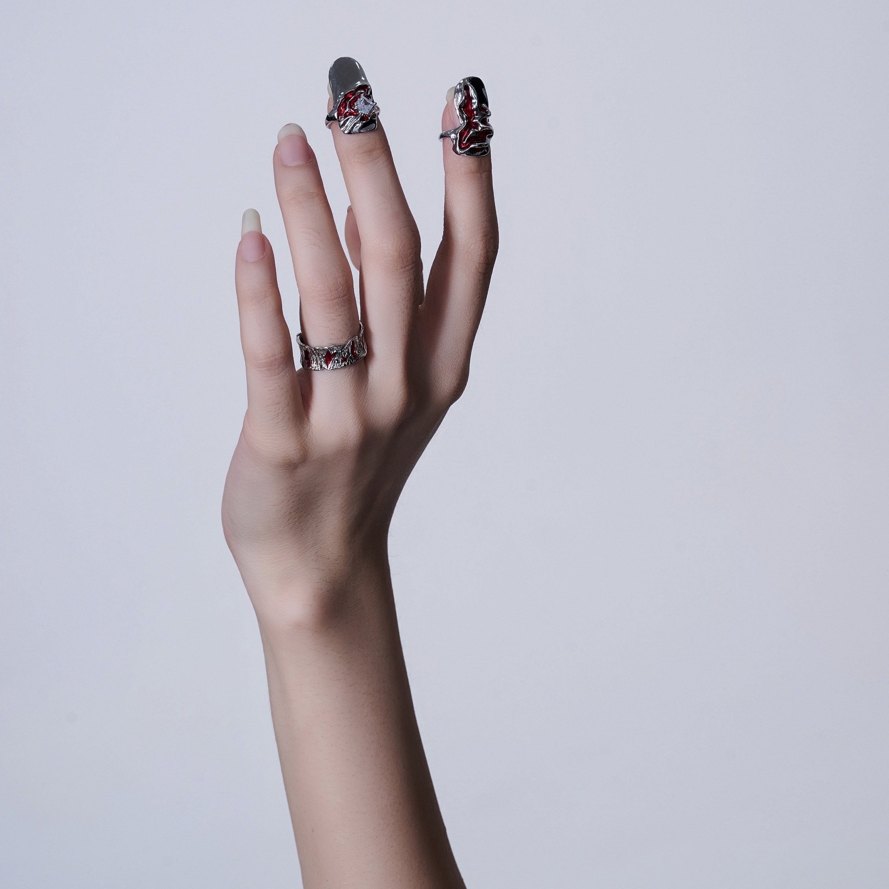 Sterling Silver Texture Wear Armor