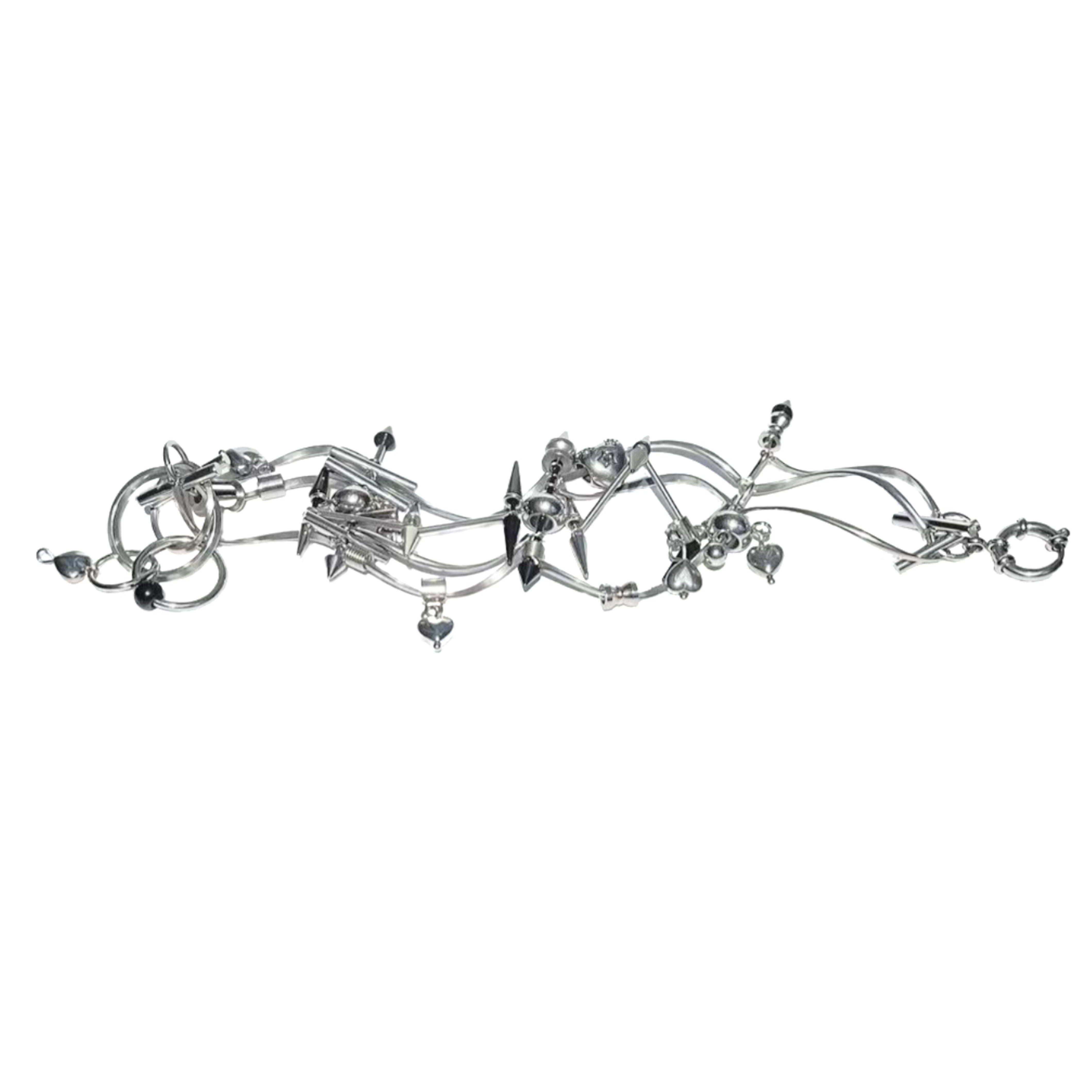 Titanium Steel Thorn Hollow Design Bracelet